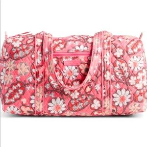 Vera Bradley RETIRED Blush Pink Duffel Bag